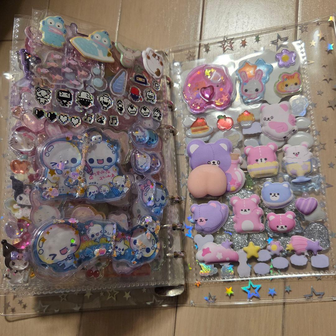 8割正規品 A6大きめシール帳 完成品 大盛り