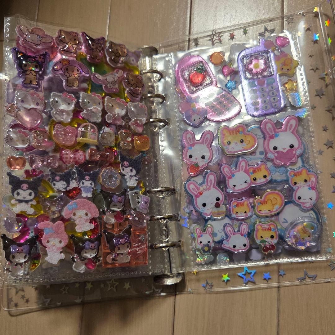 8割正規品 A6大きめシール帳 完成品 大盛り