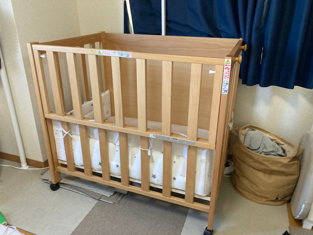 コンパクトサイズベビーベッド 石崎家具5way