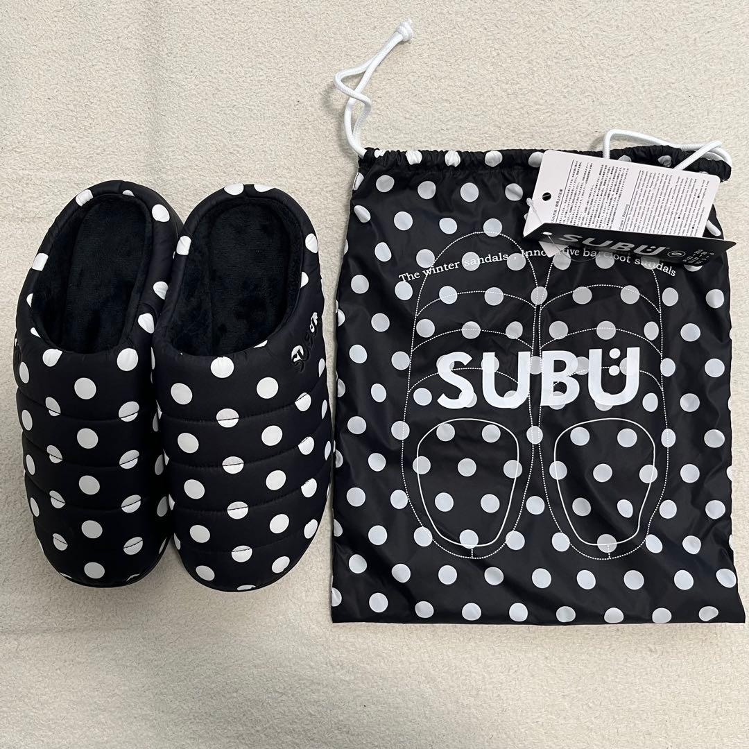 新品未使用タグ付き SUBU ドット サンダル 22.0〜23.5 DOTS