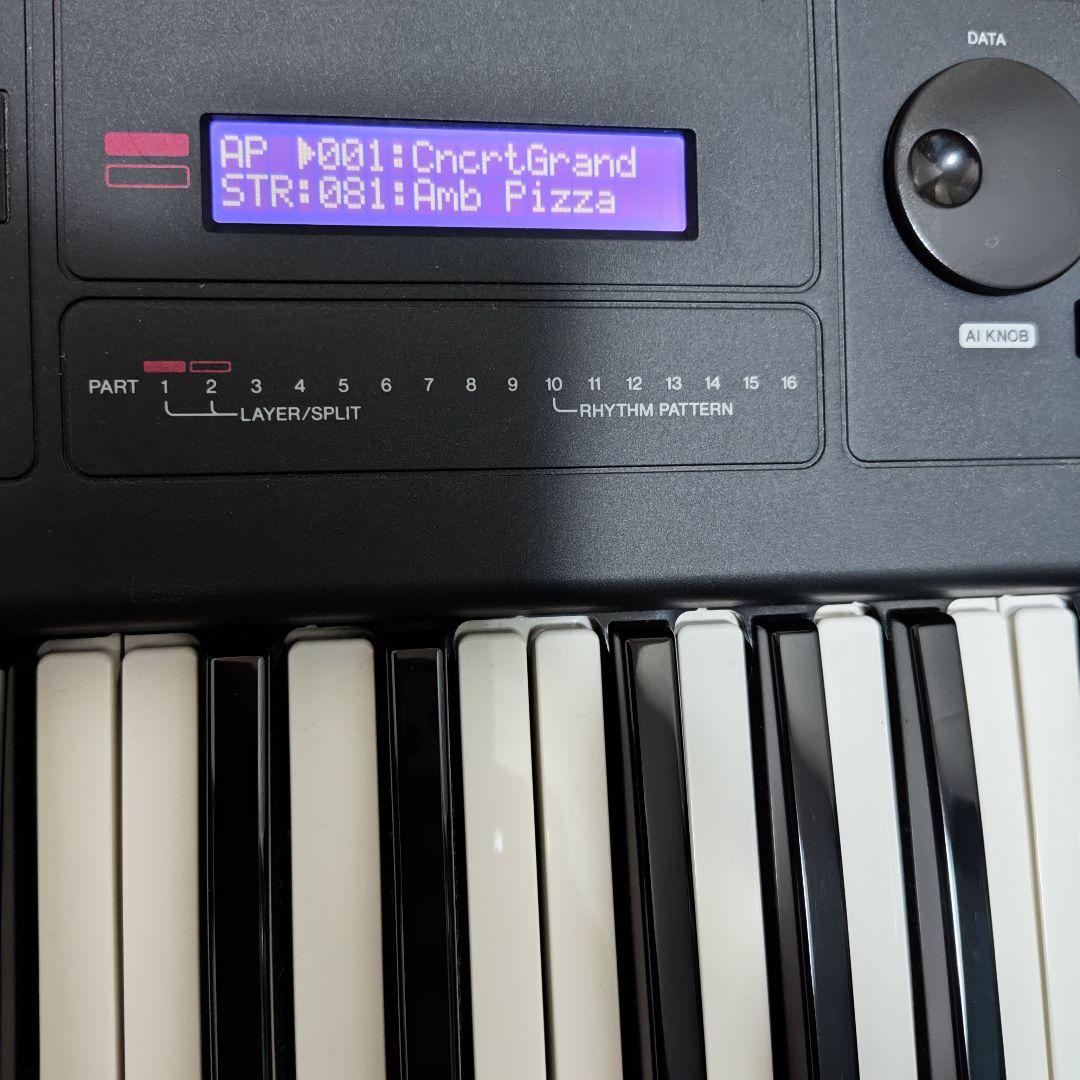 YAMAHA MX61 シンセサイザー 61鍵 動作良好 スタンド付 付属品多数