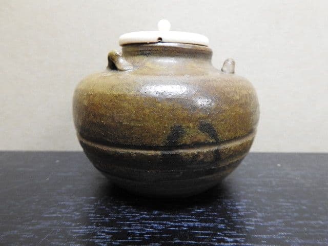 志戸呂焼？茶入　保存箱　MA１４１