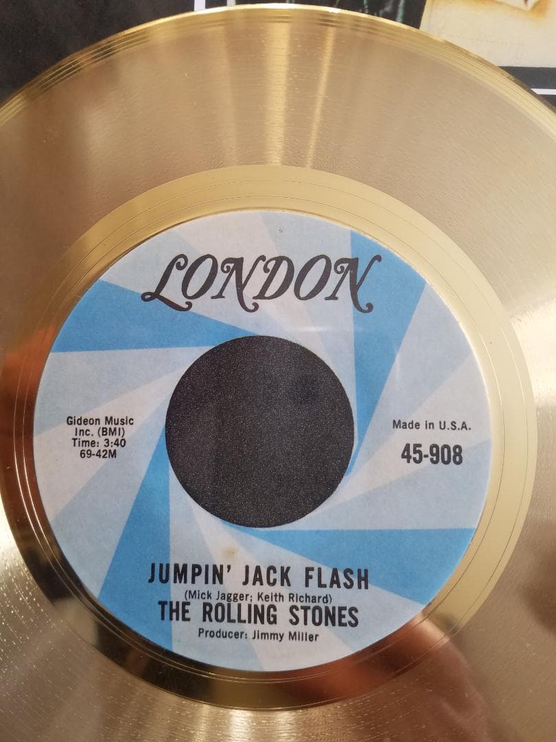 ローリングストーンズ　ゴールドディスク