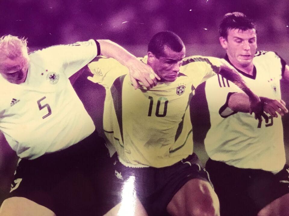 2002ワールドカップ　リバウド　生写真/有名カメラマン撮影　非売品