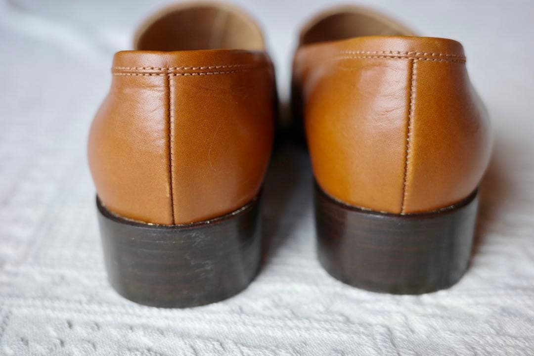 【正規品・極美品】 HERMES ローファー 36.5 木製Hバックル 箱付き