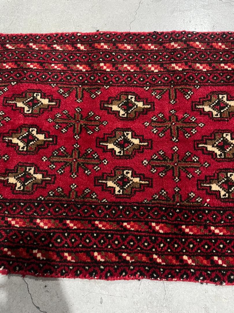⚫︎Vintage rug⚫︎114cm×47cm　トルクメン絨毯　アフガン