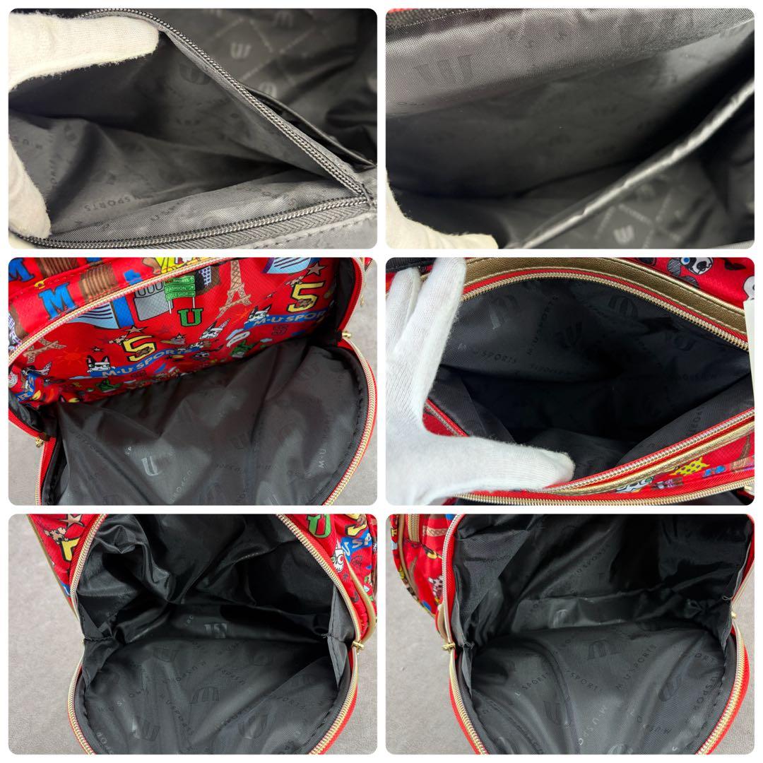 【未使用/タグ付き】エムユースポーツ キャリーバッグ カート ボストンバッグ 赤