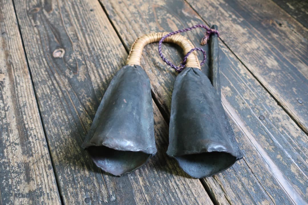 動画あり 民族楽器 アフリカンベル カウベル