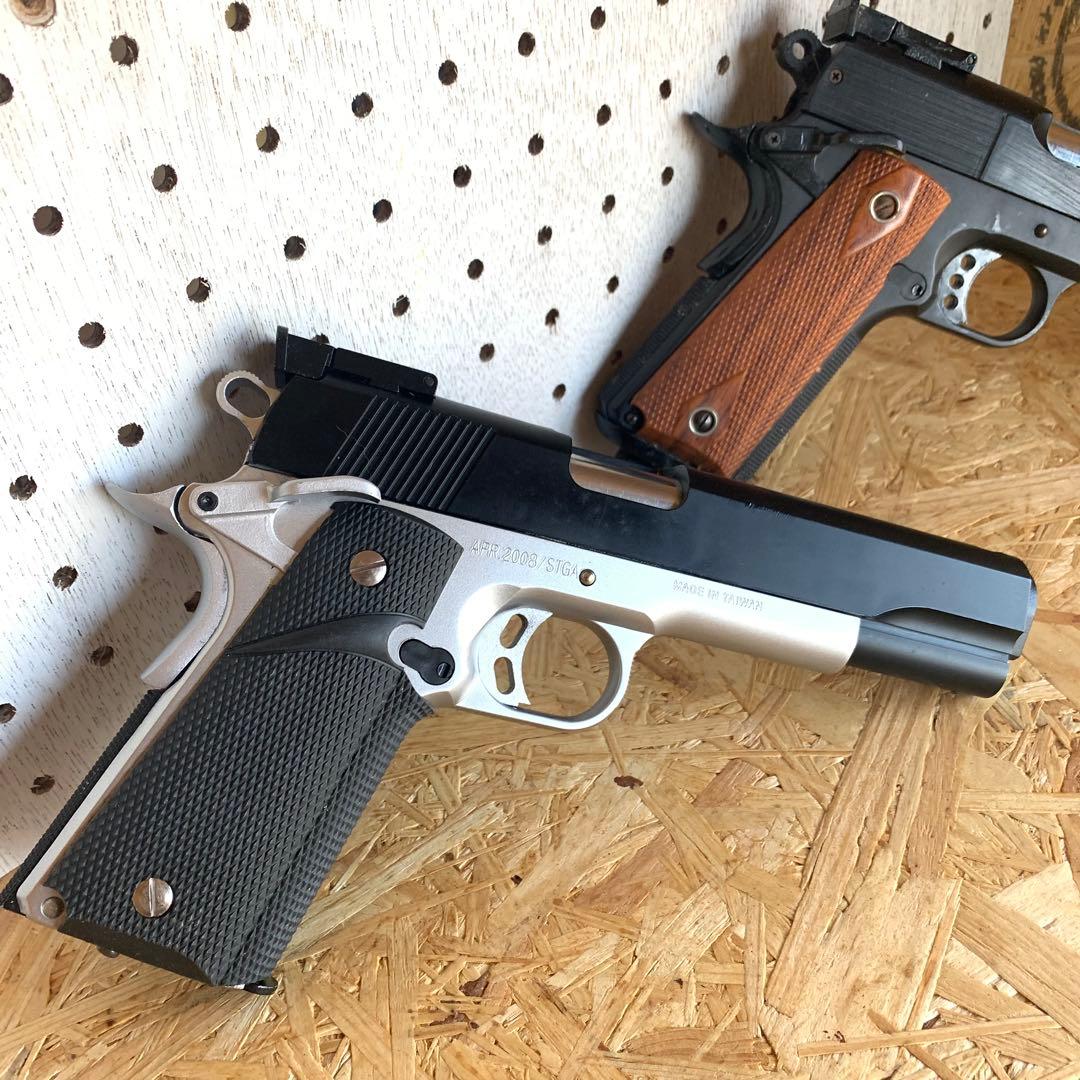 S2S 部品どり　ジャンク M1911 ハンドガンモデルガン 黒・シルバー