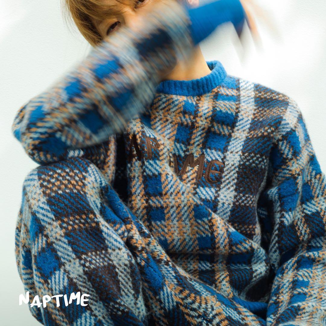 Naptime チェック ニット