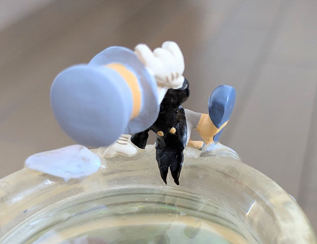 希少 ディズニー ピノキオ スノードーム オルゴール