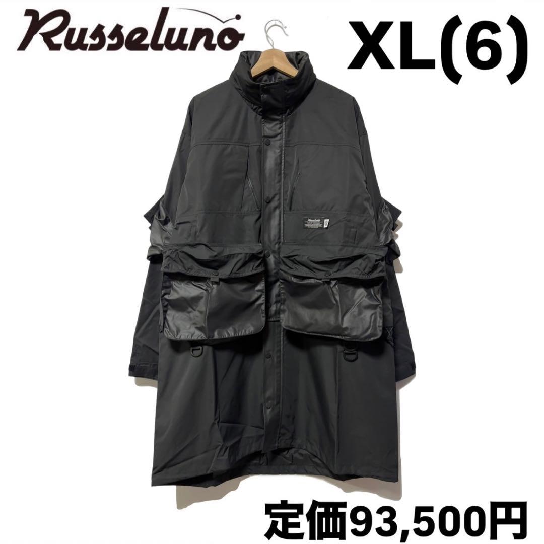 ラッセルノ ゴルフ 2Way カスタム ロング ジャケット ブラック XL 6