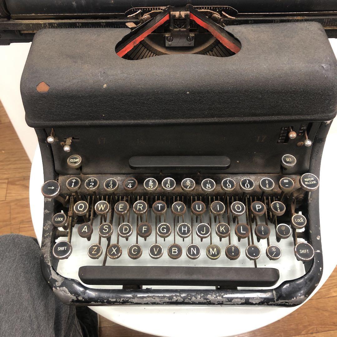 早乙女一弘 アメリカレミントン製タイプライター、ジャンク品アンティーク