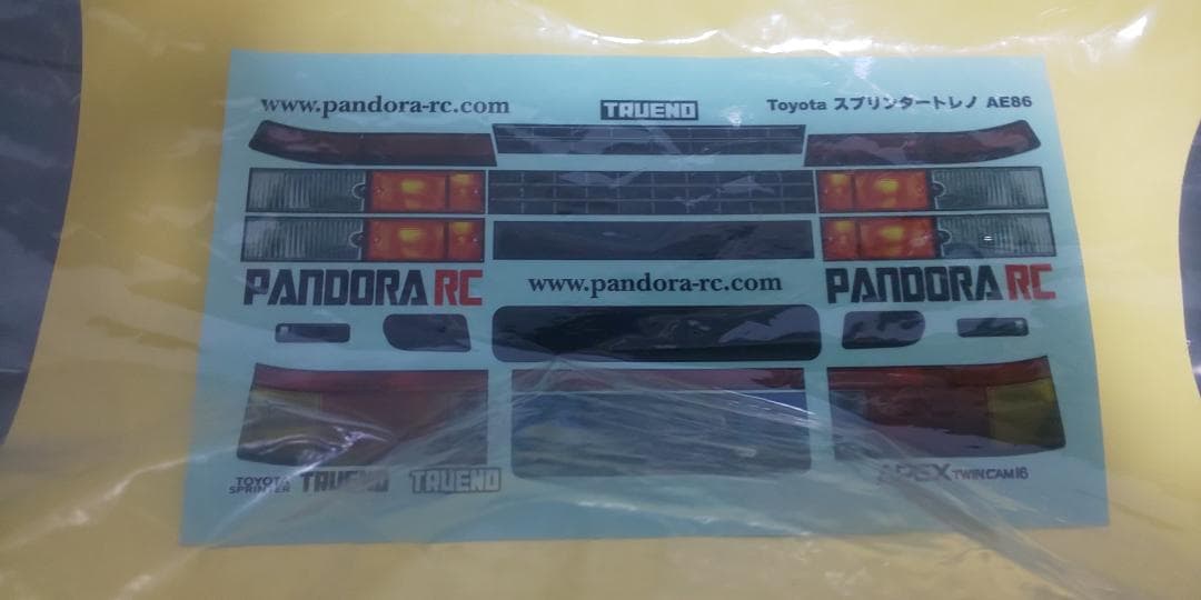 パンドラ 1/10 AE86トレノ ラジコン用ボディ 新品未開封