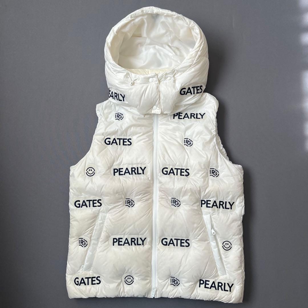 PEARLY GATES パーリーゲイツ　ダウンベスト　ニコちゃん　スマイル　M