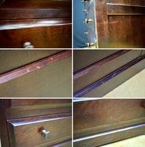 【送料込】 北海道民芸家具 樺 無垢 ６段９杯 タンス チェスト