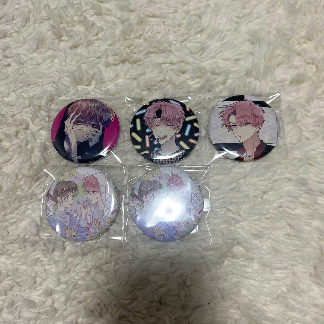 多聞くん今どっち トレーディング缶バッジ F/ACE展 福原多聞 ジメ原