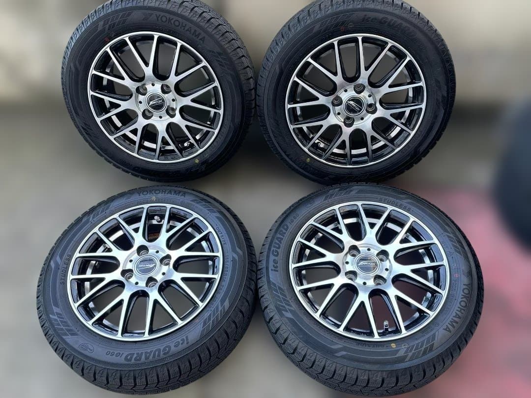 14インチアルミホイール スタッドレス　165/65R14　2本セット①