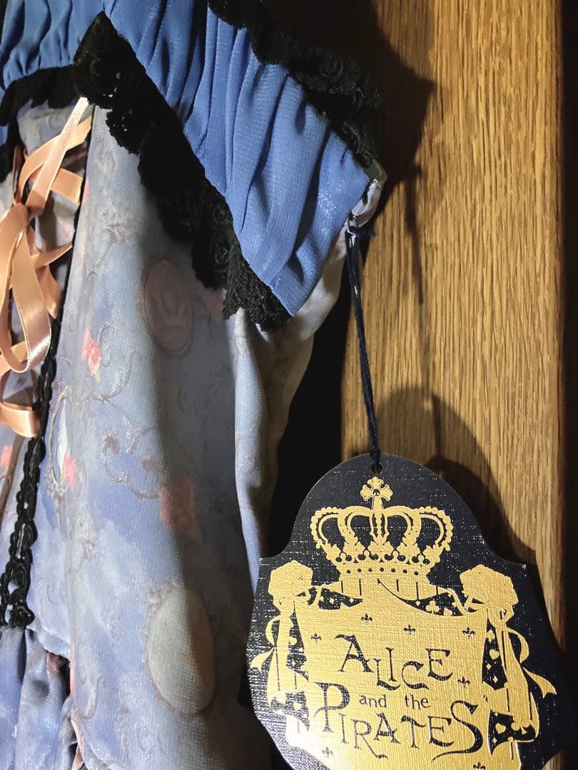 タグ付未使用　Vampire Lament柄 ジャンパースカート Ⅰ 型　ブルー