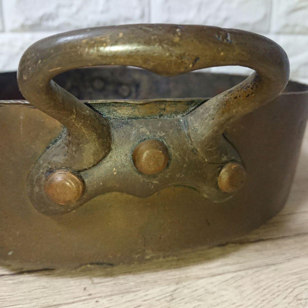 超稀少 帝国 ホテル 銅鍋 業務用 アンティーク 骨董 刻印 入り