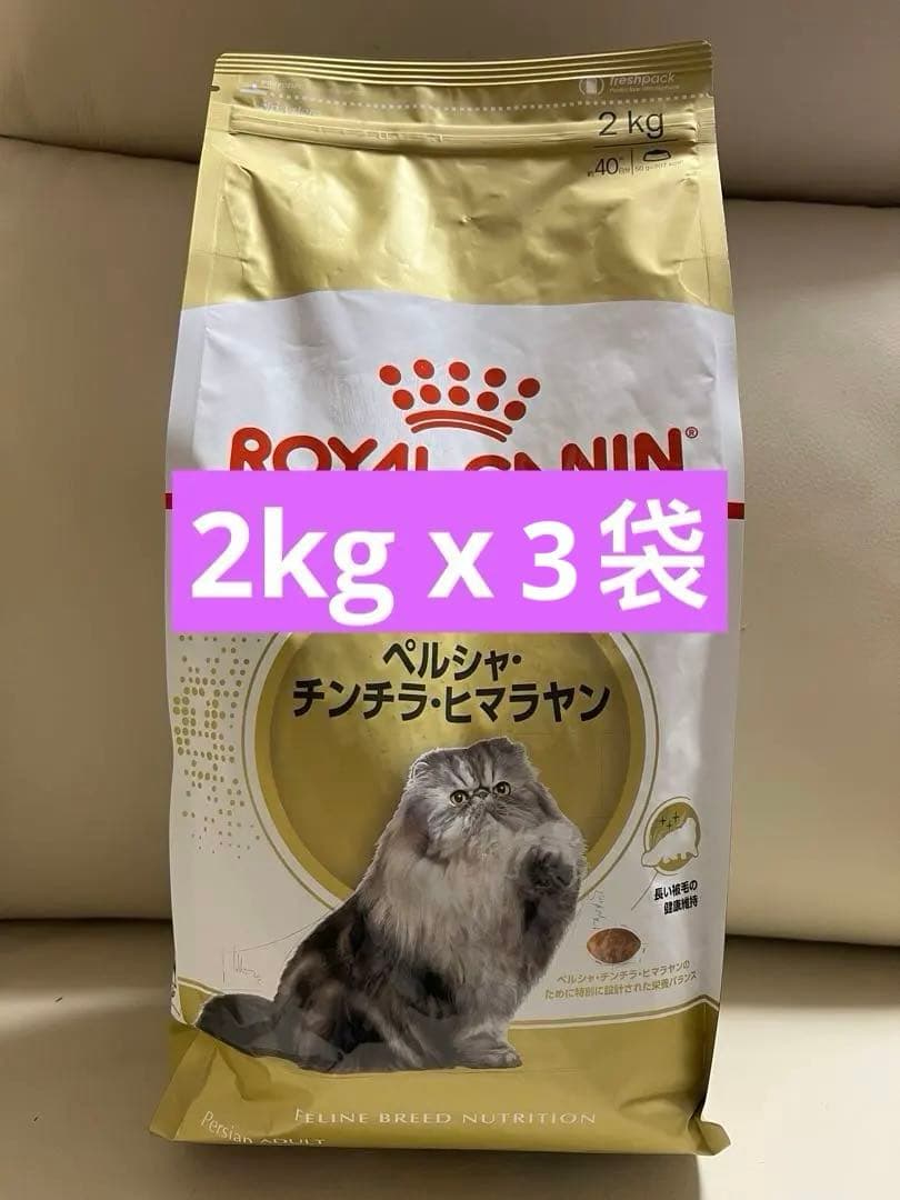  CANIN ペルシャ・チンチラ・ヒマラヤン 2kg x 3袋