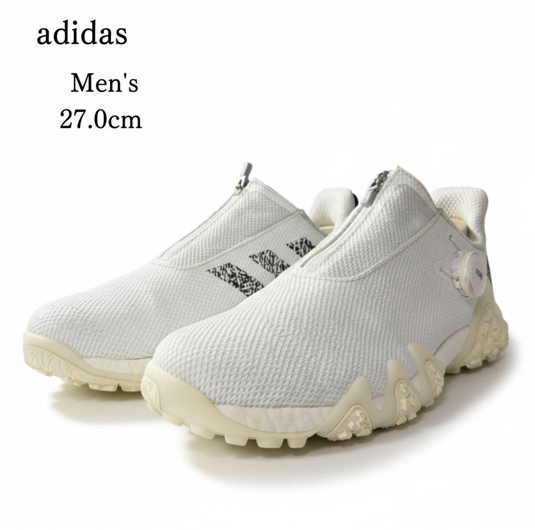 アディダス コードカオス22 BOA ゴルフシューズ ホワイト 27cm メンズ