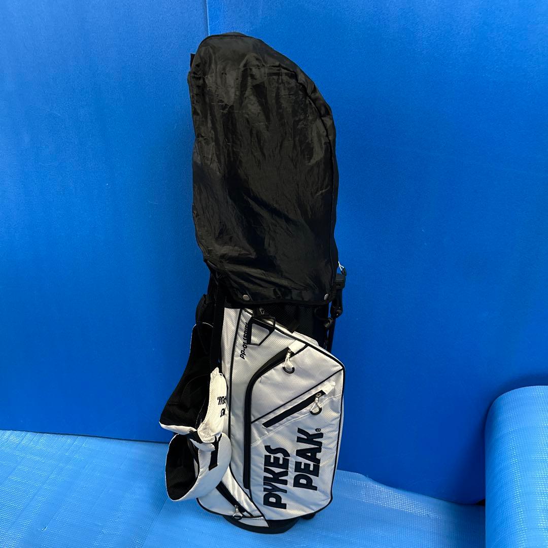 PYKES PEAK キャディバッグ ホワイト・ブラック