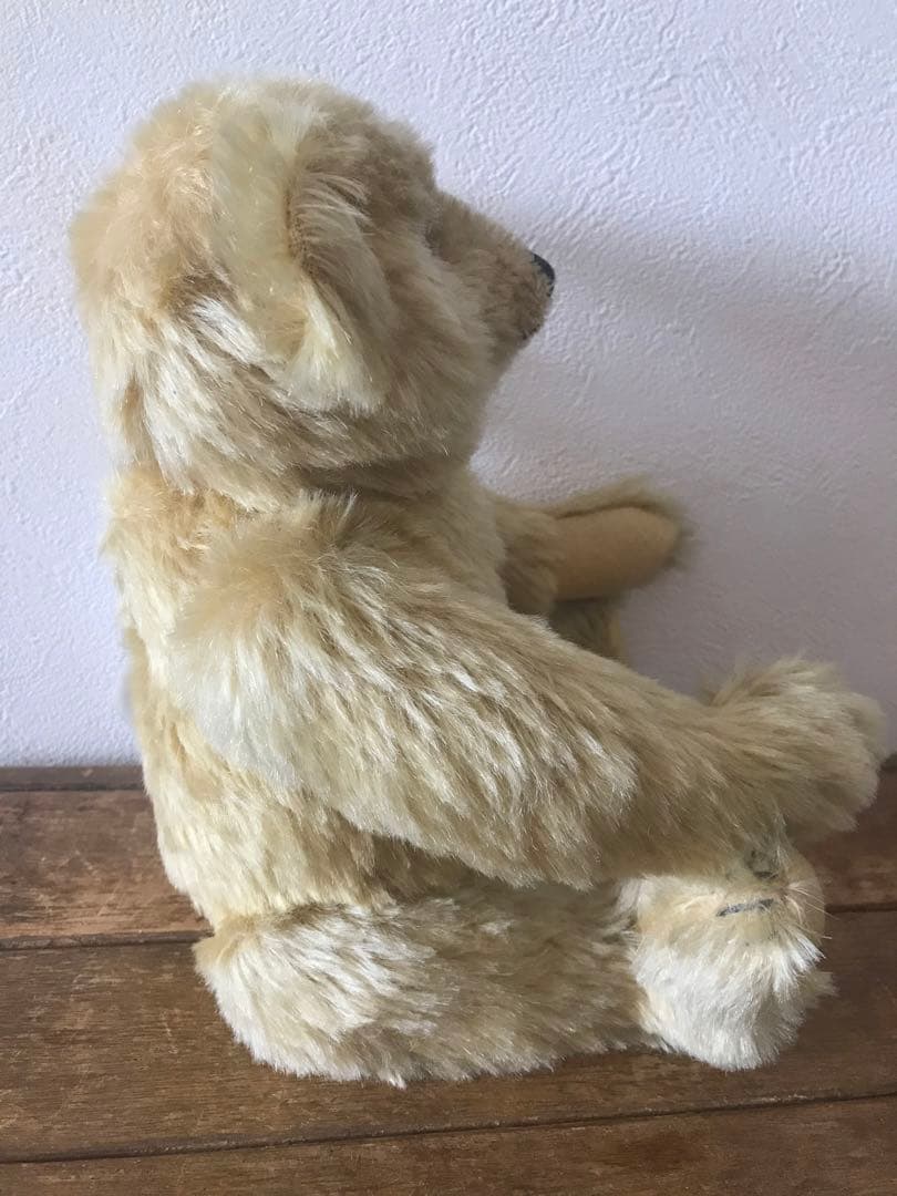 シュタイフ　１９０６年復刻盤　テディベア　ヴィンテージ ベア　白タグ黒文字