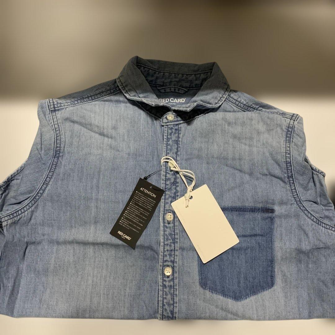 【新品】red card ライトブルー デニムジャケット