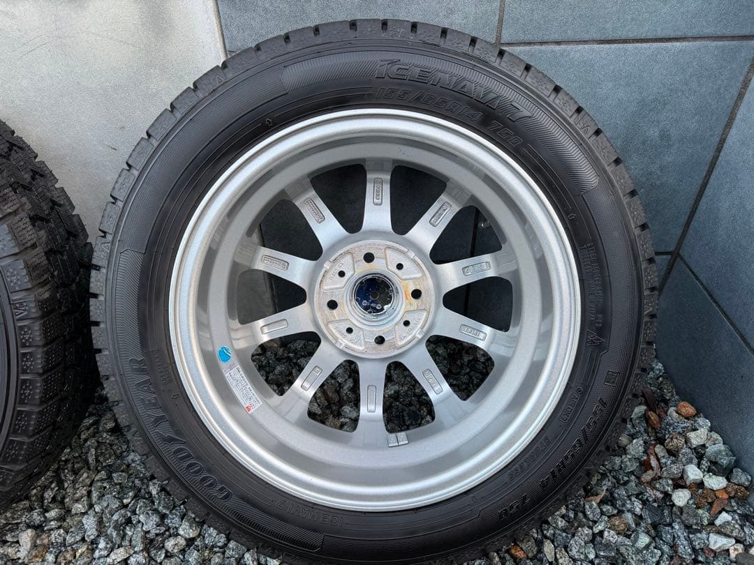 軽自動車14インチ　スタッドレスタイヤ＋ホイールセット　155/65/14