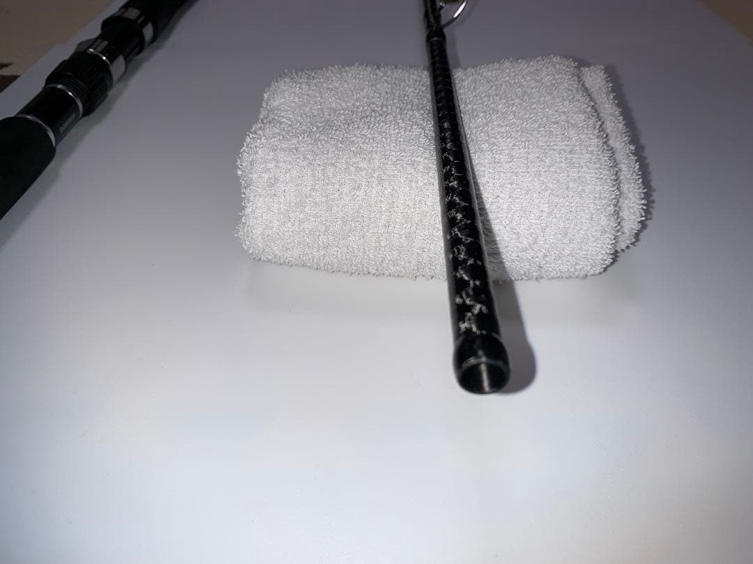 ショアジギングロッド 2ピース 黒