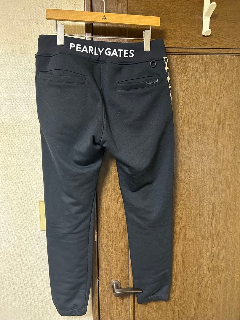 PEARLY GATES レオパード柄ジャケット、スウェットパンツ、長袖インナー