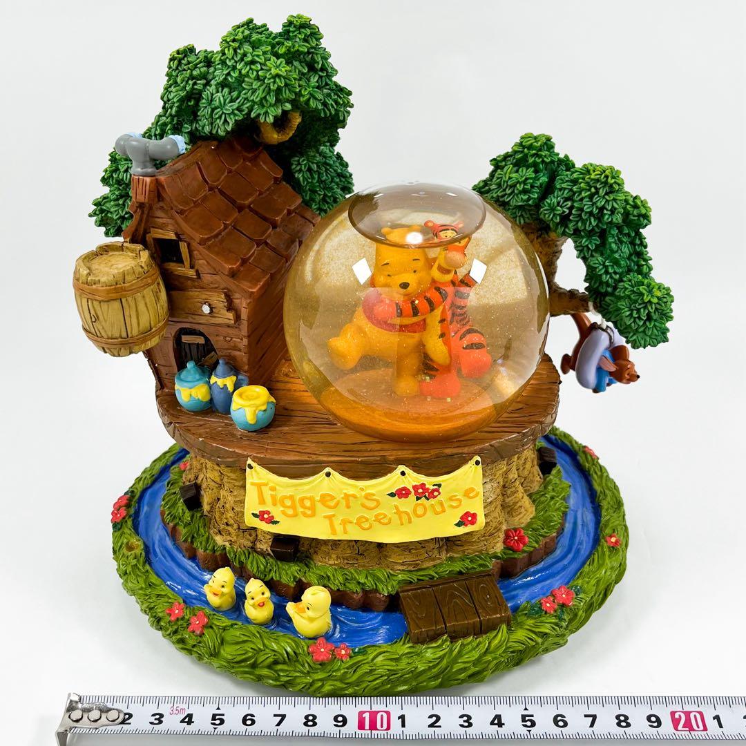 ディズニー プー ティガー イーヨー ルー ピグレット スノードーム オルゴール