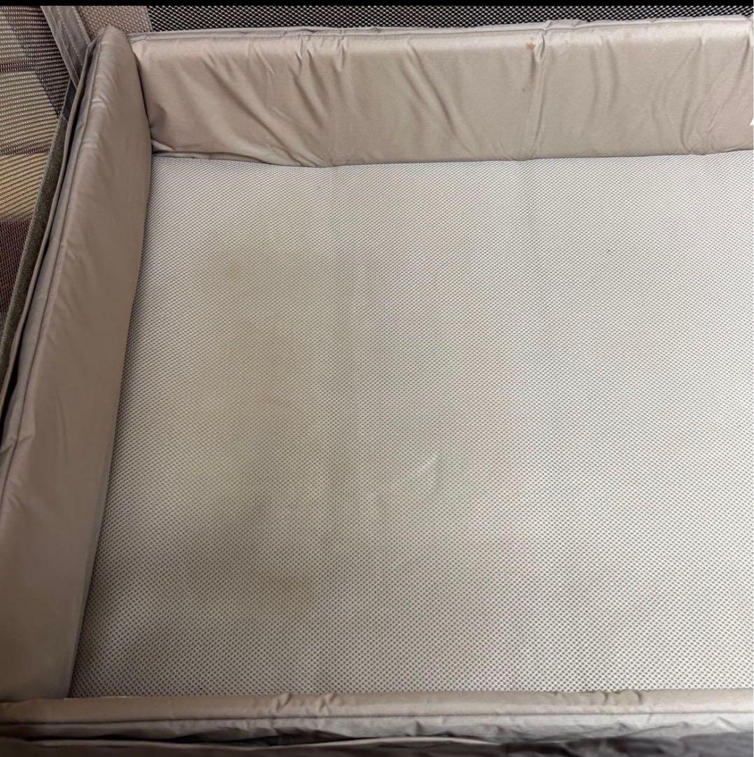 ココネルエアー 折り畳み ベビーベッド ココアブラウン