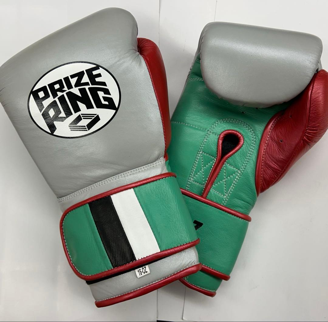 プライズリング　ボクシンググローブ　本革製　16oz