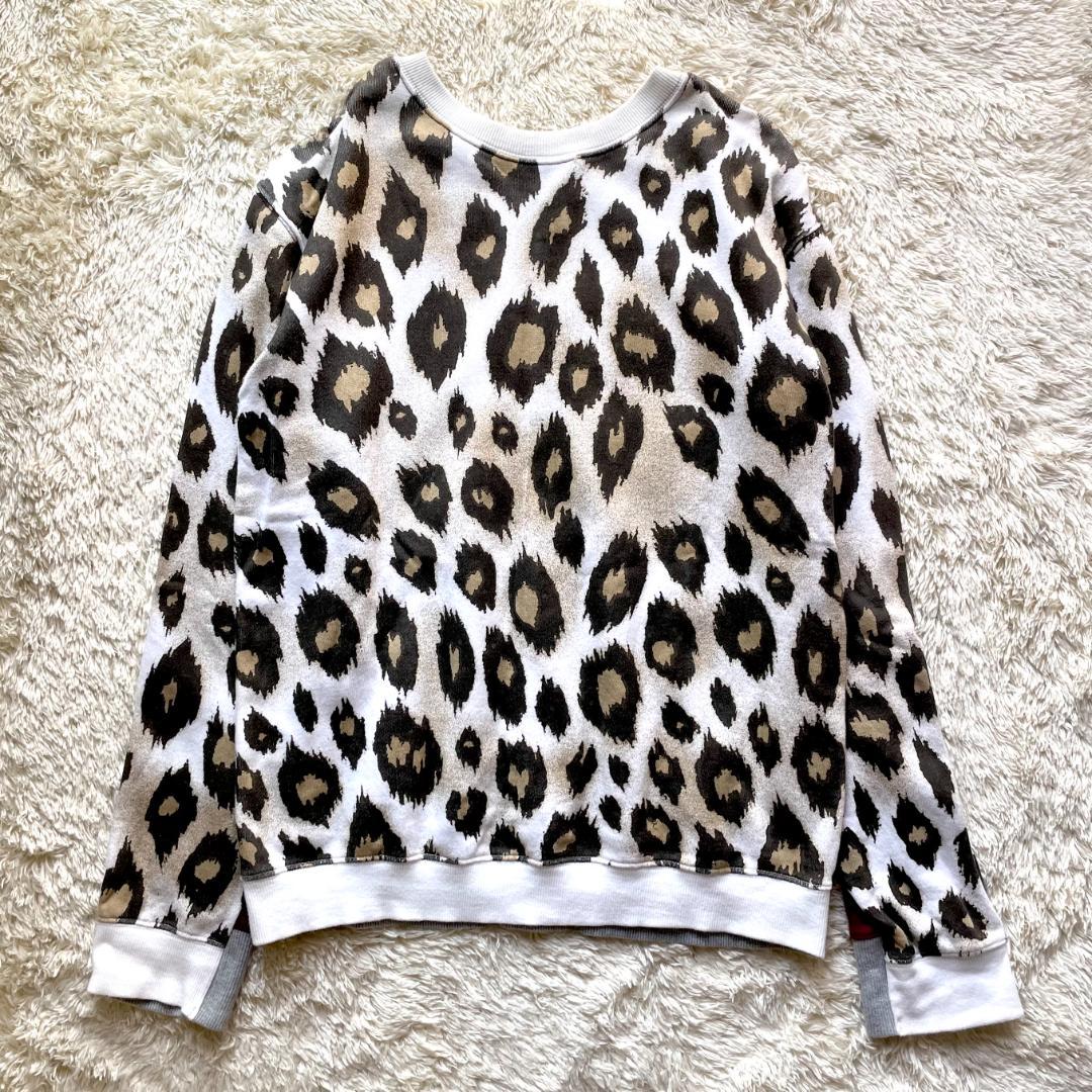 サスクワッチファブリックス レオパード スウェット アニマルデザイン クレイジー