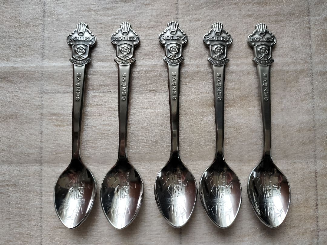 ROLEX ロレックススプーン GENEVE ジュネーブ 非売品 5本セット