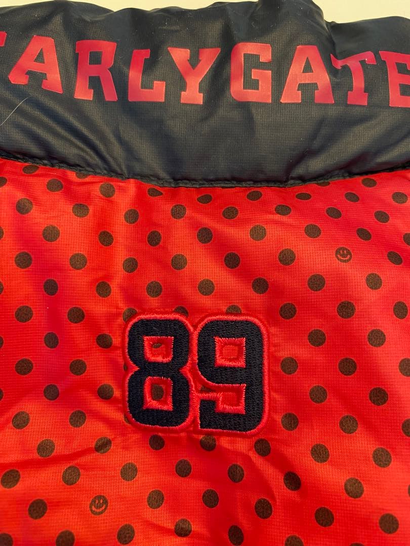 PEARLY GATES ドット柄ダウンジャケット レディースsize M