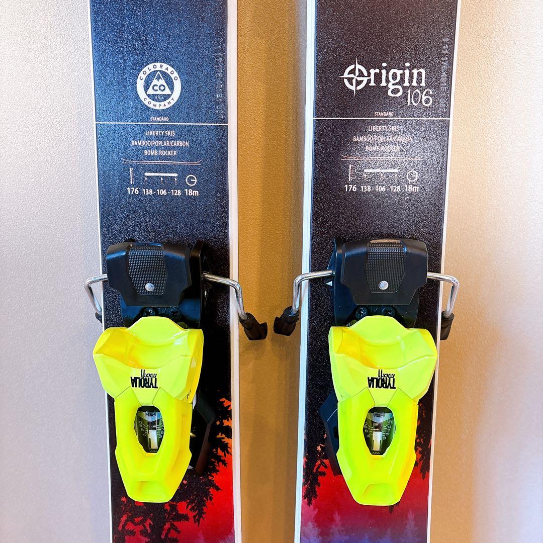 【超美品】 LIBERTY SKIS リバティスキー チロリア 金具付