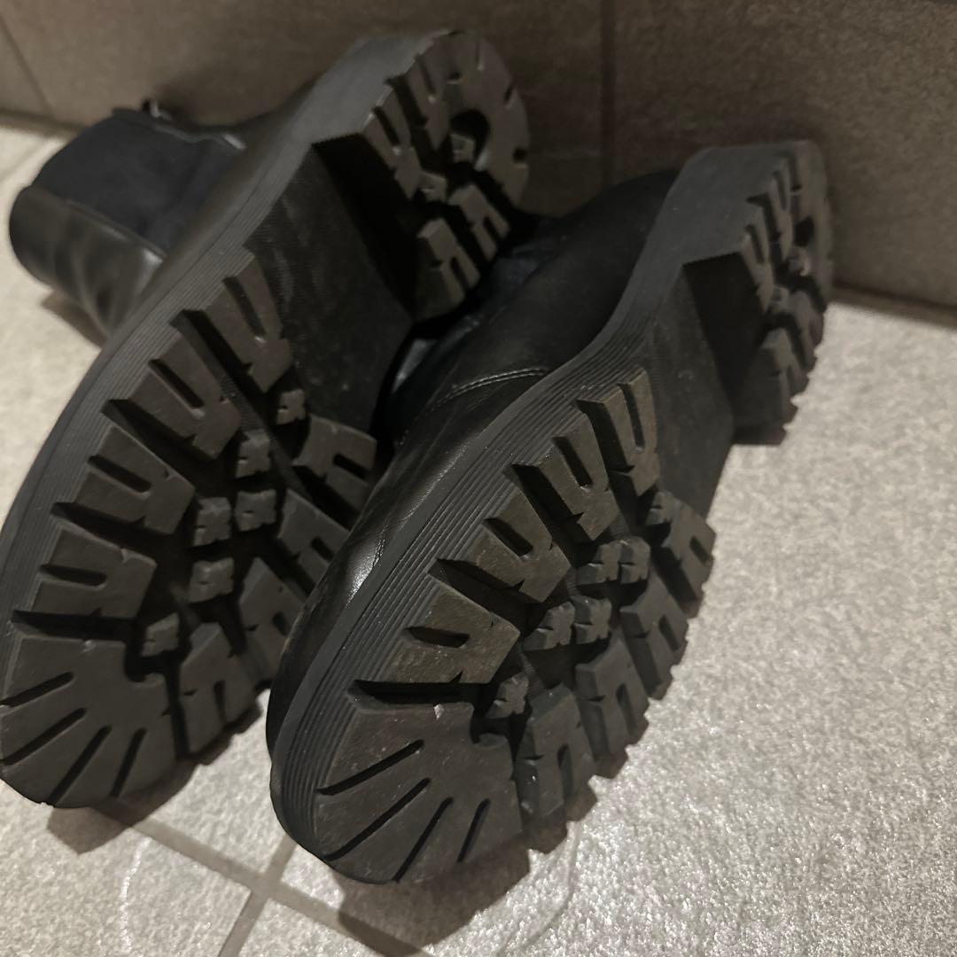 RAKUNA 整体ブーツ　サイドゴア ブラック Lサイズ