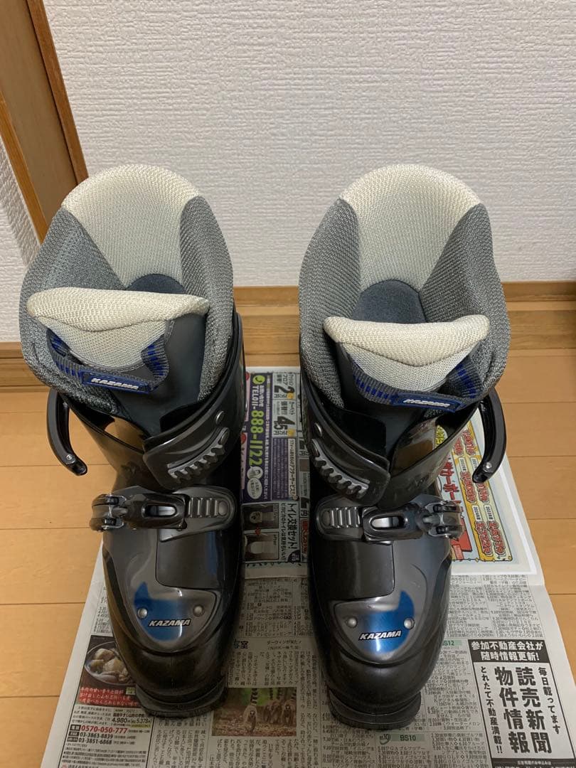 スキーブーツ 28cm KAZAMA 日本製　袋つき