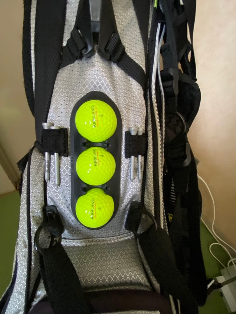 OGIO キャディバッグ シルバー/ ライトグリーン14分割