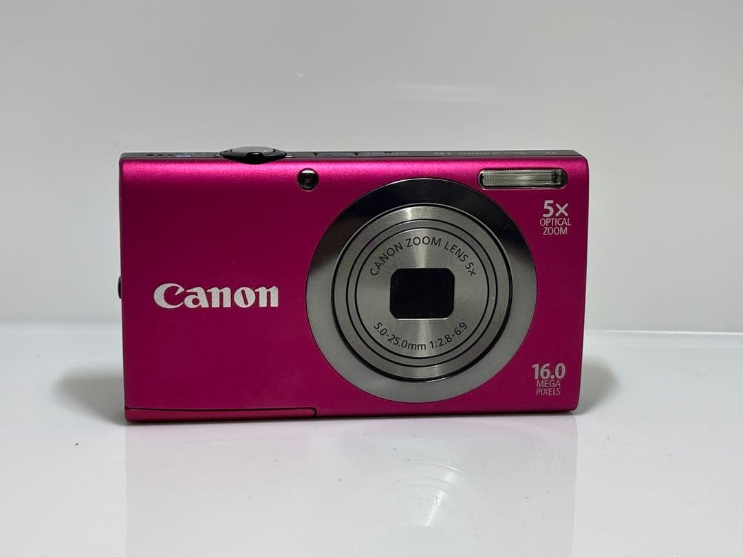 写真あり【箱付美品】キャノンCanon PowerShot A2300 ピンク