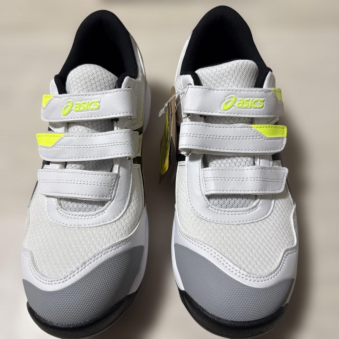 新品未使用　アシックス　安全靴　27.5 ホワイト　ブラック