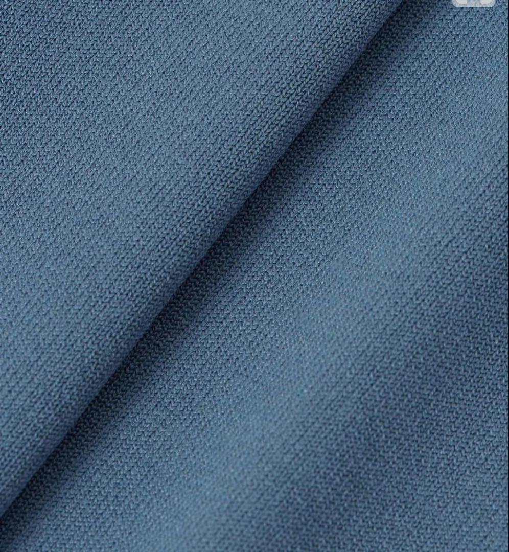 アナイ(ANAYI) ブルー ボタン付き カーディガン