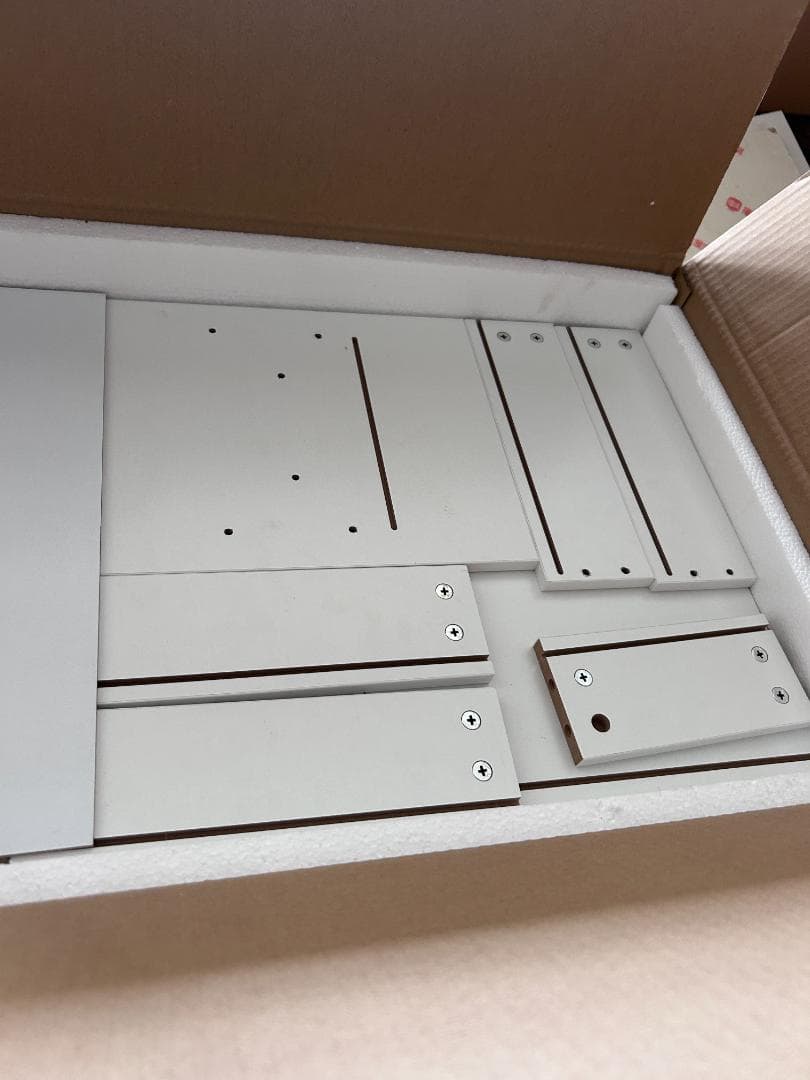 ホワイトドレッサー・鏡台 訳あり品　写真をご確認 102-②