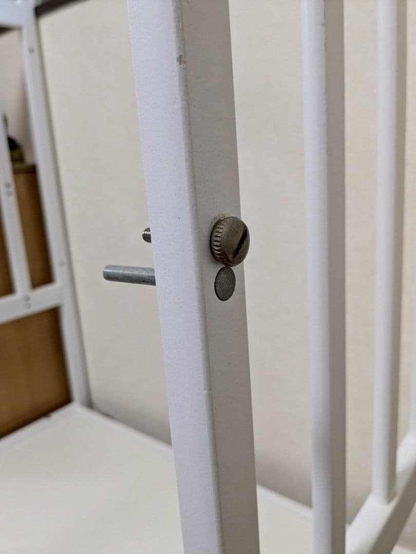 【なーのー様】ベビーベッド　ヤマサキ　ハイタイプベッド　プチモール　ホワイト