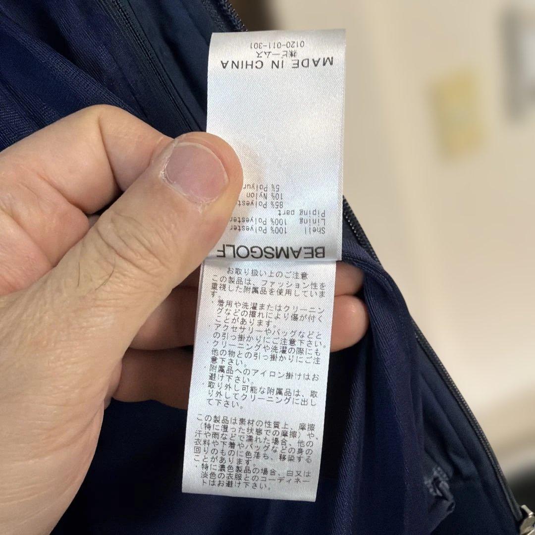 【未使用】【防寒】【3way】BEAMS GOLF ネイビー ジャケット