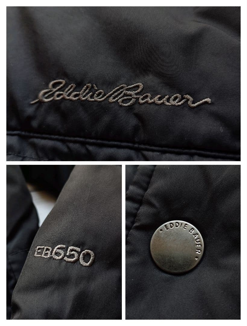 エディーバウアー ダウン シャツジャケット 650フィル 洗濯可 軽量 M