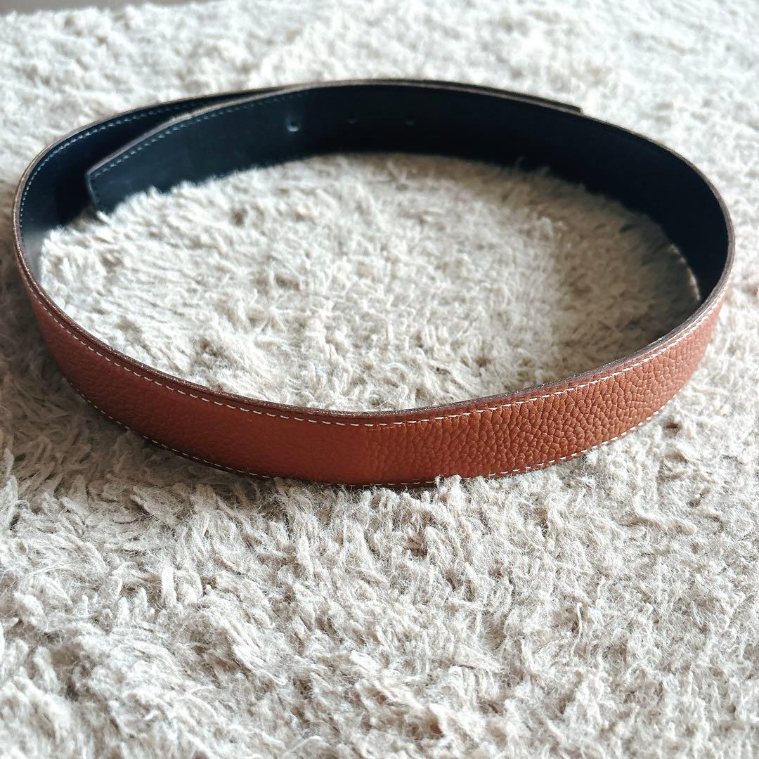 Mikaaa♡•*¨*•.¸♬︎HERMES ブラウンレザーベルト